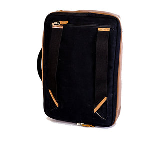 Convertible Laptop bag Canvas x Leather